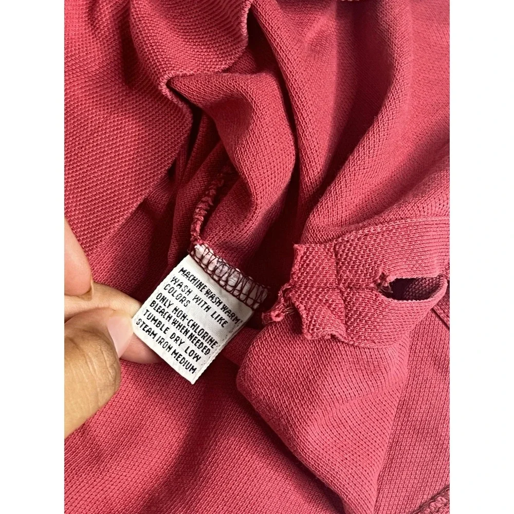 Polo Ralph Lauren‎ Men's Polo Shirt Short Sleeve Cotton Red Large